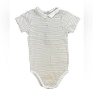 CYRILLUS Collared Onesie - 24M
